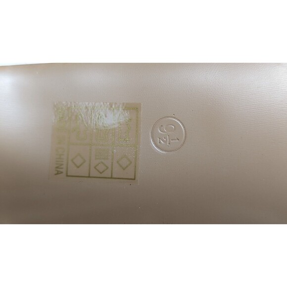 Journee Collection Elanie Heeled Boots Womens 9.5 M White Faux Croc Shoes NWB - Picture 11 of 15